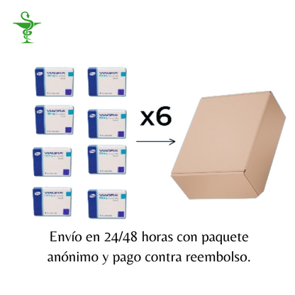 6 BLÍSTERES DE VIAGRA (100mg) sin receta